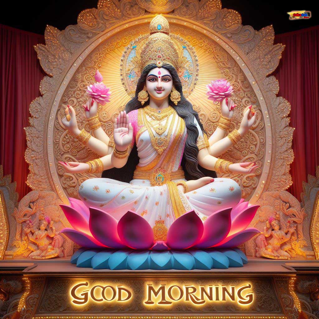 Good-Morning-happy-Friday-Wishes-with-Goddess-Laxmi