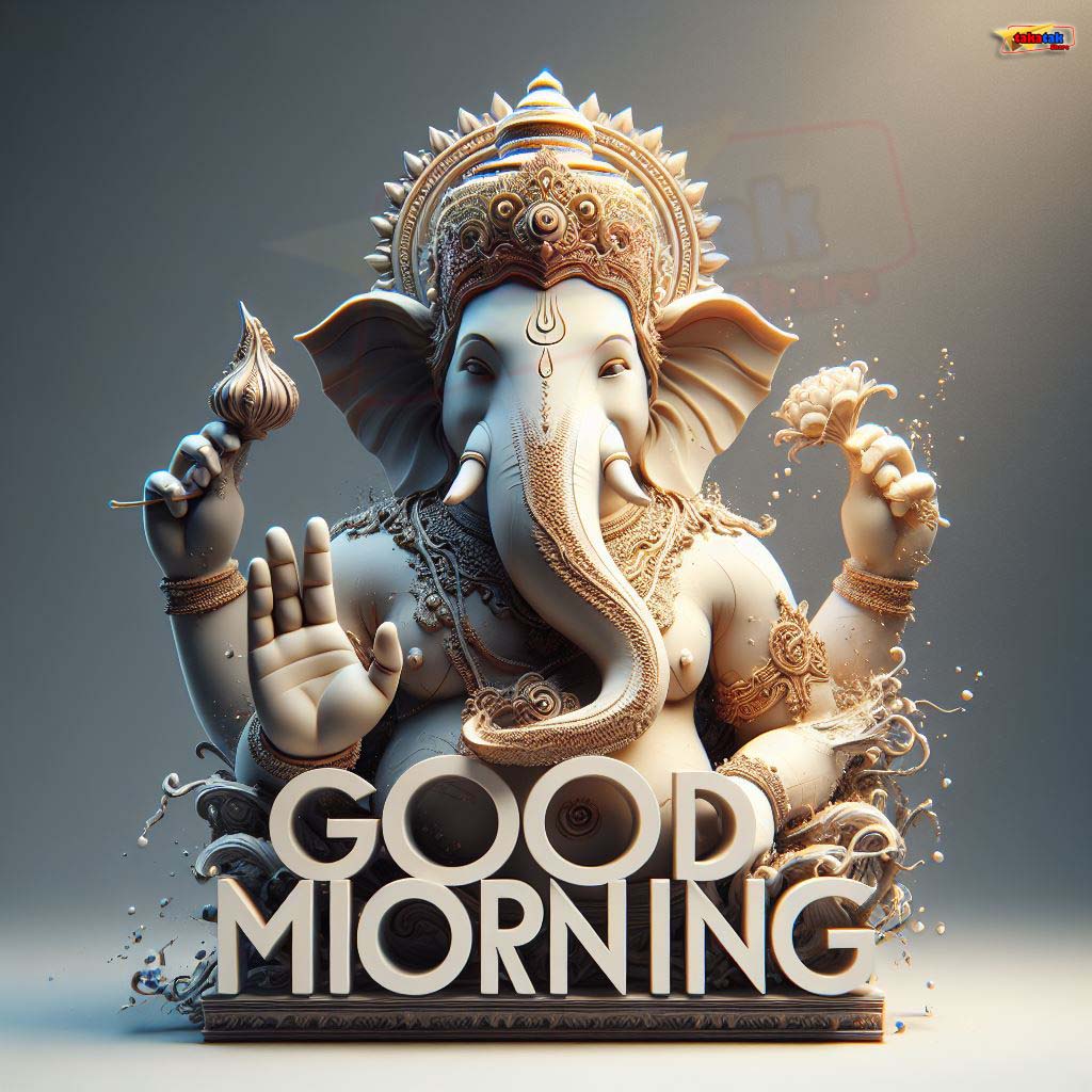 Good-Morning-happy-Wednesday-Wishes-with-lord-Ganesh